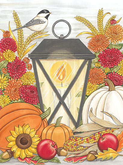 Deb Strain Licensing DS2155LIC - DS2155LIC - Fall Lantern with Chickadee - 0  from Penny Lane