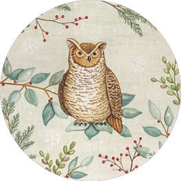 Deb Strain DS2177RP - DS2177RP - Woodland Animals Owl - 18x18  from Penny Lane