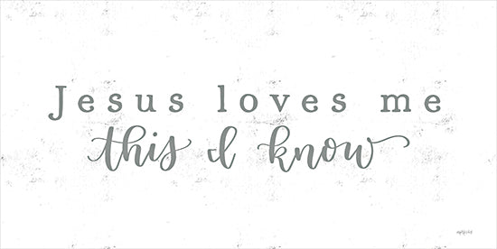 Imperfect Dust DUST1114 - DUST1114 - Jesus Loves Me - 18x9 Children, Religious, Jesus Loves Me This I Know, Typography, Signs, Textual Art, Children's Song, Music from Penny Lane