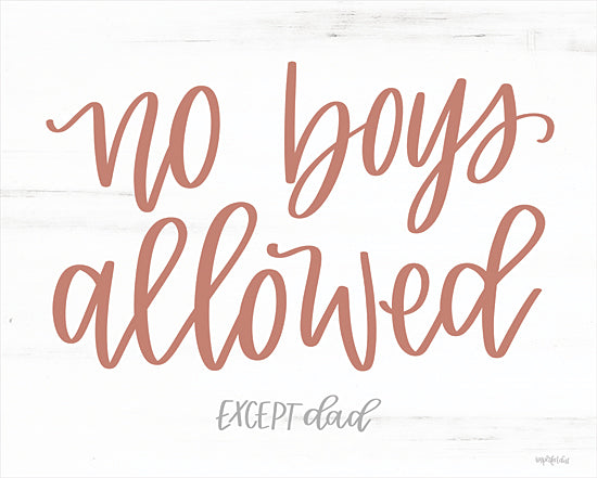 Imperfect Dust DUST543 - DUST543 - No Boys Allowed     - 16x12 No Boys Allowed, Dad, Little Girls, Family, Signs from Penny Lane