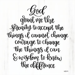 DUST576 - Serenity Prayer - 12x12