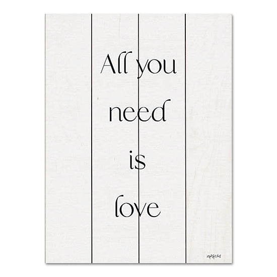 Imperfect Dust DUST837PAL - DUST837PAL - All You Need is Love - 12x16 All You Need is Love, Love, Typography, Signs from Penny Lane