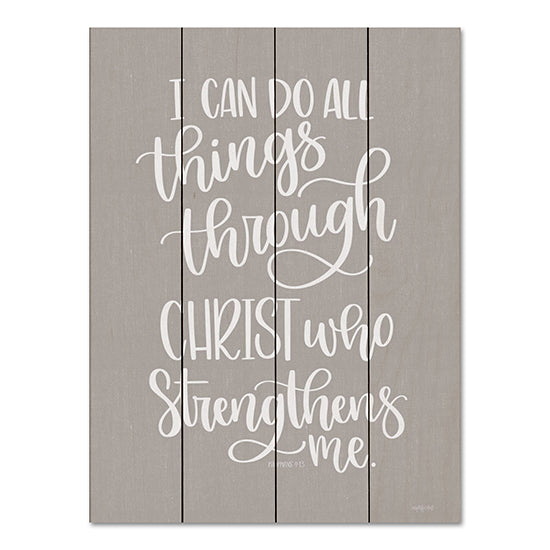Imperfect Dust DUST860PAL - DUST860PAL - I Can Do All Things - 12x16 I Can Do All Things, Philippians, Bible Verse, Religious, Signs, Typography from Penny Lane