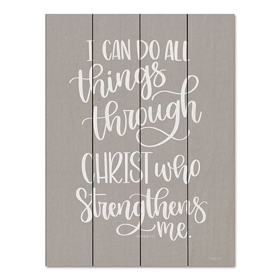 Imperfect Dust DUST860PAL - DUST860PAL - I Can Do All Things - 12x16 I Can Do All Things, Philippians, Bible Verse, Religious, Signs, Typography from Penny Lane