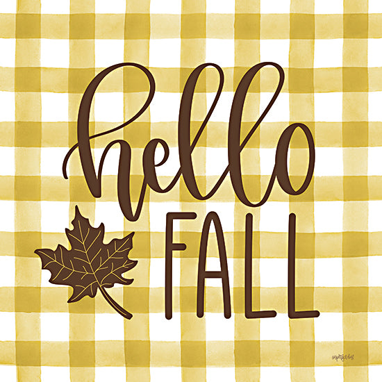 Imperfect Dust DUST932 - DUST932 - Hello Fall - 12x12 Hell Fall, Plaid, Fall, Autumn, Typography, Signs from Penny Lane