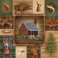 ED155 - At the Cabin - 18x18