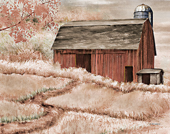 Ed Wargo ED436 - ED436 - Country Barn II - 16x12 Barn, Farm, Country, Harvest, Trees, Autumn, Harvest from Penny Lane