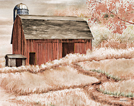 Ed Wargo ED479 - ED479 - Country Barn II    - 16x12 Barn, Red Barn, Farm, Fields, Tree, Fall, Landscape from Penny Lane