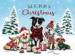 ET221 - Merry Christmas Dogs I - 16x12