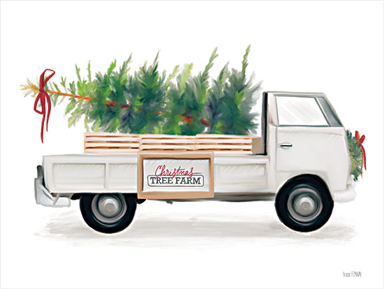 House Fenway FEN1025 - FEN1025 - Christmas Tree Farm Truck - 16x12 Christmas, Holidays, Christmas Tree, Truck, Christmas Tree Farm, Typography, Signs, Textual Art, Wreath from Penny Lane
