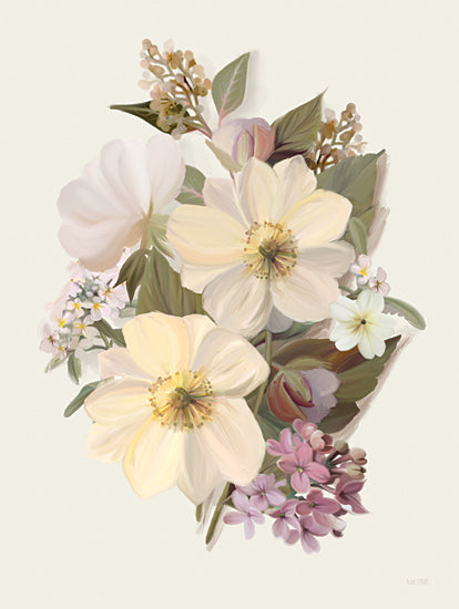 House Fenway FEN1045 - FEN1045 - Flower Stand Blooms II - 12x16 Flowers, White Flowers, Pink Flowers, Blooms, Bud, Leaves, Botanical from Penny Lane