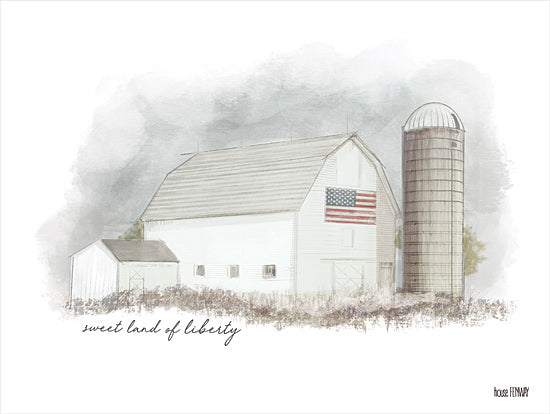 House Fenway FEN121 - FEN121 - Sweet Liberty     - 16x12 Calligraphy, Farm, American Flag, Silo, Barn, Signs from Penny Lane