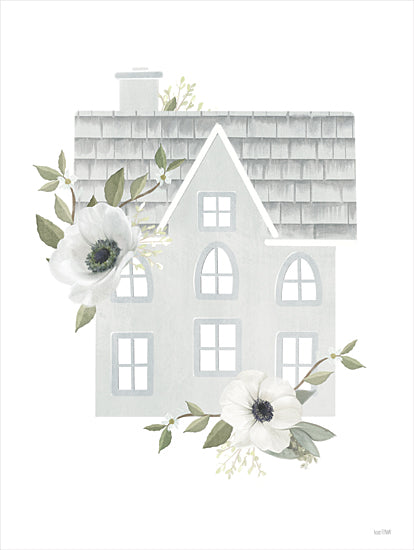 House Fenway FEN240 - FEN240 - Bloom Sweet Bloom - 12x16 House, Home, Flowers, Peonies, White Flowers, Neutral Palette from Penny Lane
