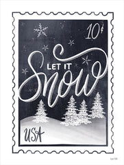 FEN341 - Christmas Stamp Let It Snow - 12x16