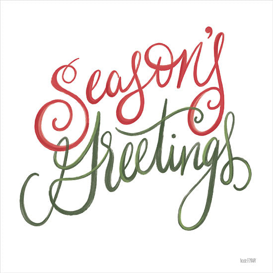House Fenway FEN556 - FEN556 - Season's Greetings - 12x12 Seasons' Greetings, Holidays, Christmas, Calligraphy, Signs from Penny Lane