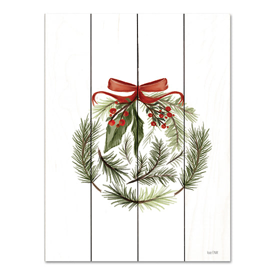 House Fenway FEN768PAL - FEN768PAL - Evergreen Ornament I - 12x16 Christmas, Holidays, Ornament, Evergreen, Greenery from Penny Lane