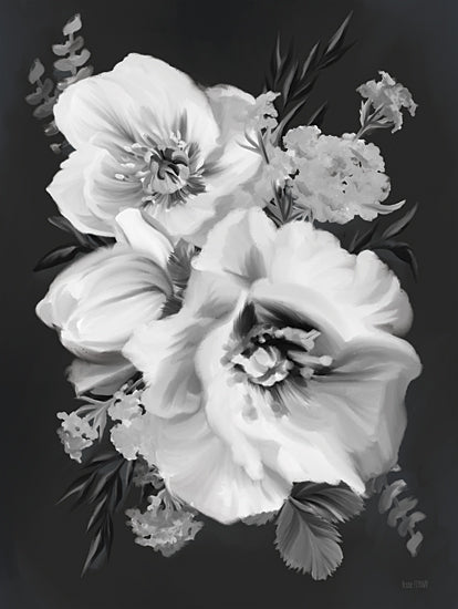 House Fenway FEN785 - FEN785 - Simple Beauty - 12x16 Flowers, White Flowers, Black & White, Simplistic from Penny Lane
