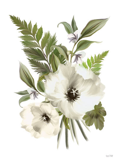 House Fenway FEN833 - FEN833 - Fern Botanical in White - 12x16 Flowers, White Flowers, Greenery, Bouquet from Penny Lane