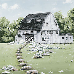 HH200 - White Barn in the Field   - 12x12