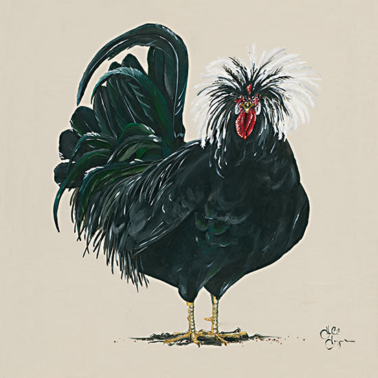 Hollihocks Art HH215 - HH215 - Chicken     - 12x12 Chicken, Farm Animal from Penny Lane