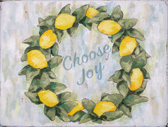 HOLD116 - Choose Joy Lemon Wreath - 12x16
