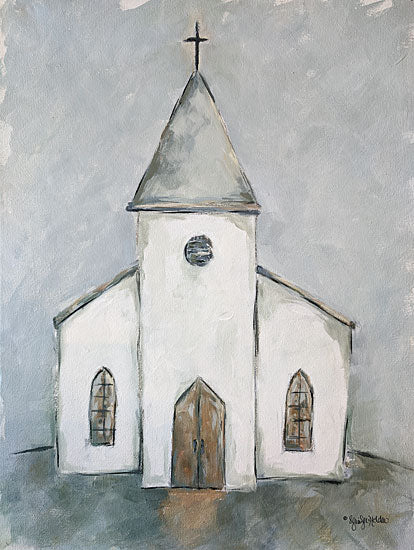 Jennifer Holden HOLD130 - HOLD130 - The Church Age - 12x16 Church, Abstract, Religion, Neutral Palette from Penny Lane