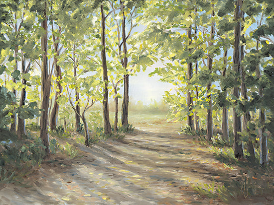 Georgia Janisse JAN310 - JAN310 - Beautiful Morning - 16x12 Landscape, Trees, Path, Sunlight, Nature, Beautiful Morning from Penny Lane