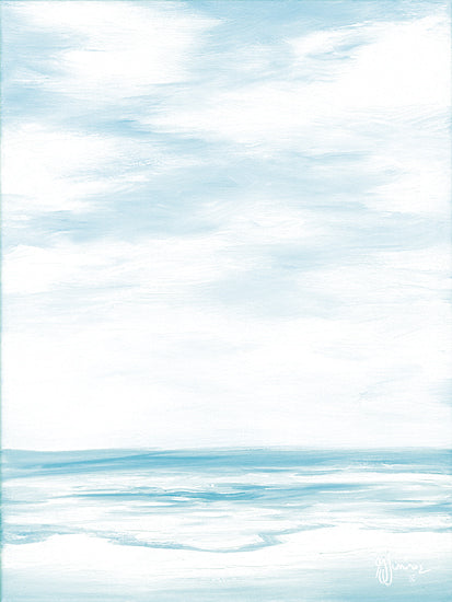 Georgia Janisse JAN320 - JAN320 - Quiet Mediation - 12x16 Coastal, Ocean, Sky, Clouds, Landscape, Blue, White from Penny Lane