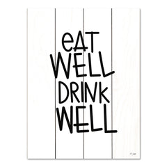 JAXN649PAL - Eat Well, Drink Well - 12x16