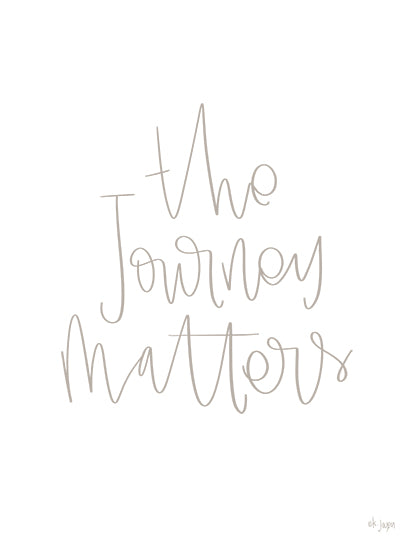 Jaxn Blvd. JAXN699 - JAXN699 - The Journey Matters - 12x16 Inspirational, The Journey Matters, Typography, Signs, Textual Art from Penny Lane