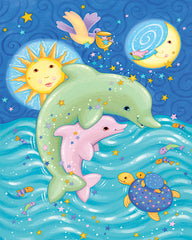 JGS385 - Animal Babies II - 12x16