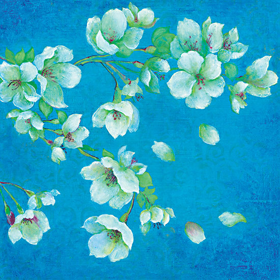 JG Studios JGS473 - JGS473 - Cherry Blossom I - 12x12 Cherry Blossoms, Cherry Blossom Branches, Fruit Trees from Penny Lane