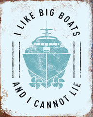 JGS513 - I Like Big Boats - 12x16