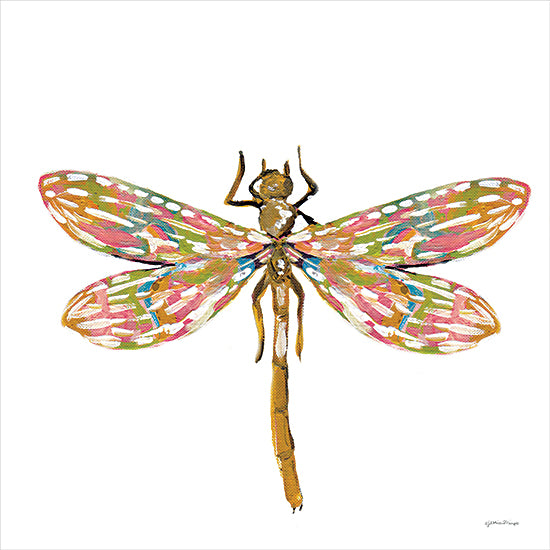 Jessica Mingo JM350 - JM350 - Dainty Dragonfly - 12x12 Dragonfly, Insects from Penny Lane