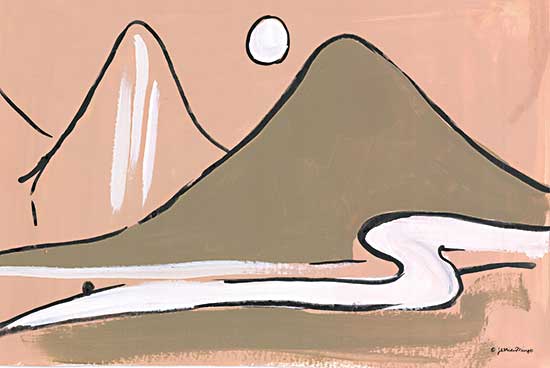 Jessica Mingo JM477 - JM477 - Simple Mountain - 18x12 Abstract, Mountains, Landscape from Penny Lane
