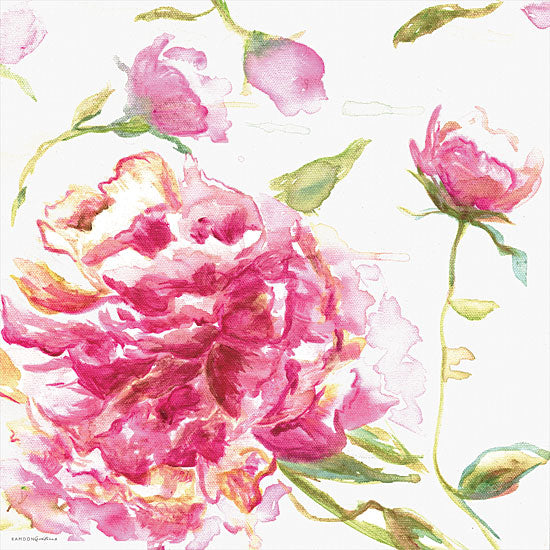 Kamdon Kreations KAM104 - KAM104 - English Rose - 12x12 English Rose, Roses, Flowers, Pink Flowers, Botanical from Penny Lane
