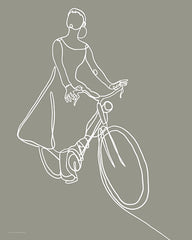 KAM165 - Audrey on a Bike - 12x16