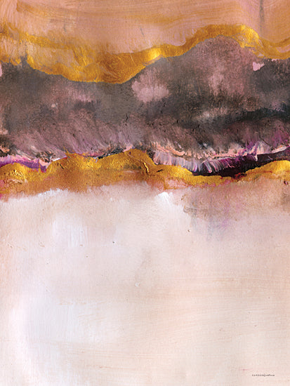 Kamdon Kreations KAM590 - KAM590 - Calm Below Deck - 12x18 Abstract, Gold, Pink, Blush, Contemporary from Penny Lane