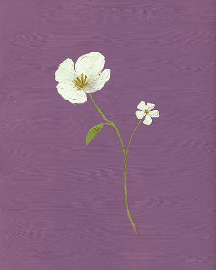 Kamdon Kreations KAM628 - KAM628 - Motherhood - 12x16 Flowers, White Flowers, Purple Background, Simplistic from Penny Lane