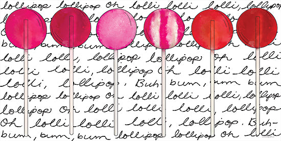Kamdon Kreations KAM922 - KAM922 - Oh Lolli - 18x9 Candy, Whimsical, Kids, Children, Lollipop, Oh Lollipop, Typography, Signs, Textual Art, Suckers from Penny Lane