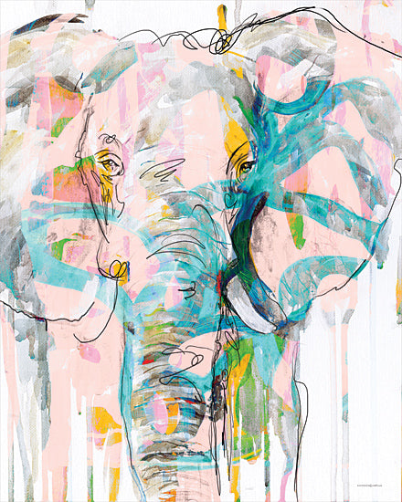 Kamdon Kreations KAM978 - KAM978 - Graffiti Safari - 12x16 Elephant, Graffiti, Safari, Sketch, Drawing Print from Penny Lane