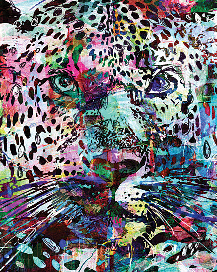 Kamdon Kreations KAM980 - KAM980 - Leopardess - 12x16 Leopard, Leopardess, Graffiti, Sketch, Drawing Print from Penny Lane