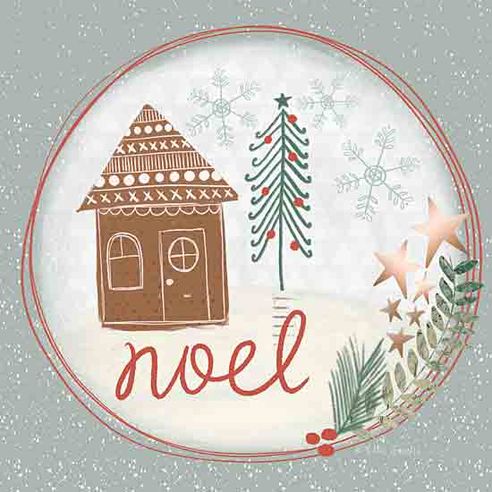 Katie Doucette KD181 - KD181 - Noel Snow Globe - 12x12 Christmas, Holidays, Gingerbread House, Christmas Tree, Snowflakes, Greenery, Stars, Noel, Typography, Signs, Textual Art, Winter, Wreath from Penny Lane