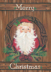 KEN1082 - Primitive Santa Wreath - 0