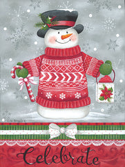 KEN1261 - Red Sweater Snowman - 12x16