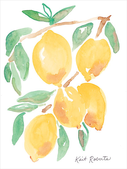Kait Roberts KR755 - KR755 - Kitchen Lemons - 12x16 Abstract, Lemons, Fruit, Lemon Tree, Kitchen from Penny Lane