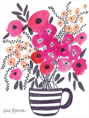 KR761 - Morning Cup of Blooms - 12x16