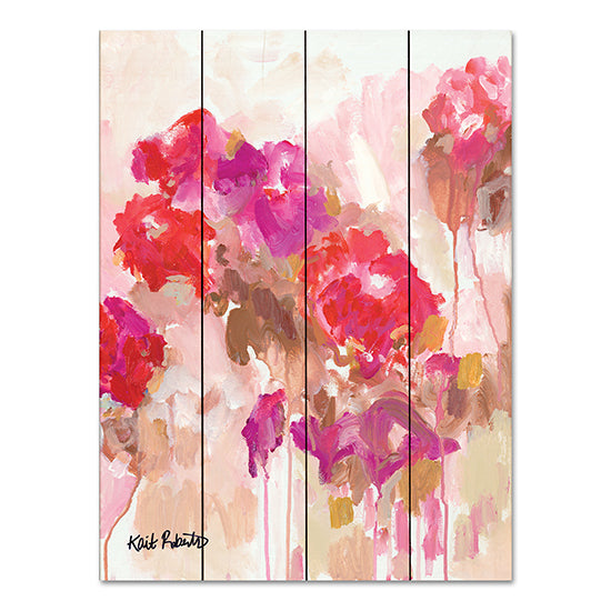 Kait Roberts KR809PAL - KR809PAL - All Good Things Come Back to You - 12x16 Abstract, Flowers, Pink Flowers, Purple Flowers, Contemporary from Penny Lane