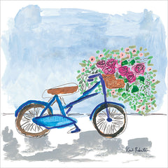 KR877 - Floral Bicycle    - 12x12