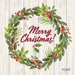 KS152 - Merry Christmas Wreath    - 12x12